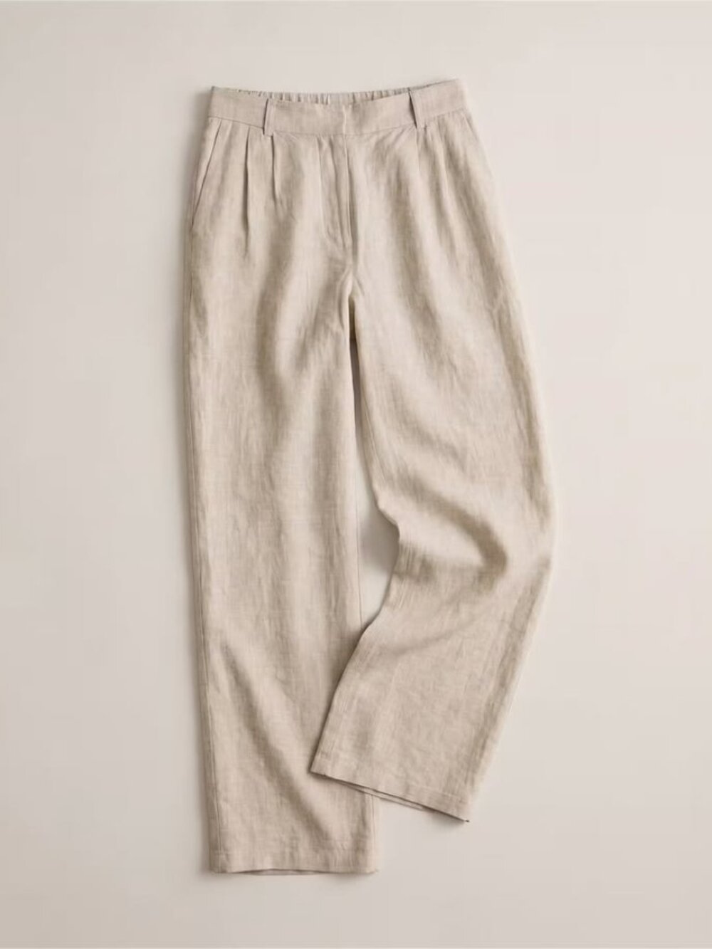 QUINCE 100% European Linen Pleated Trouser